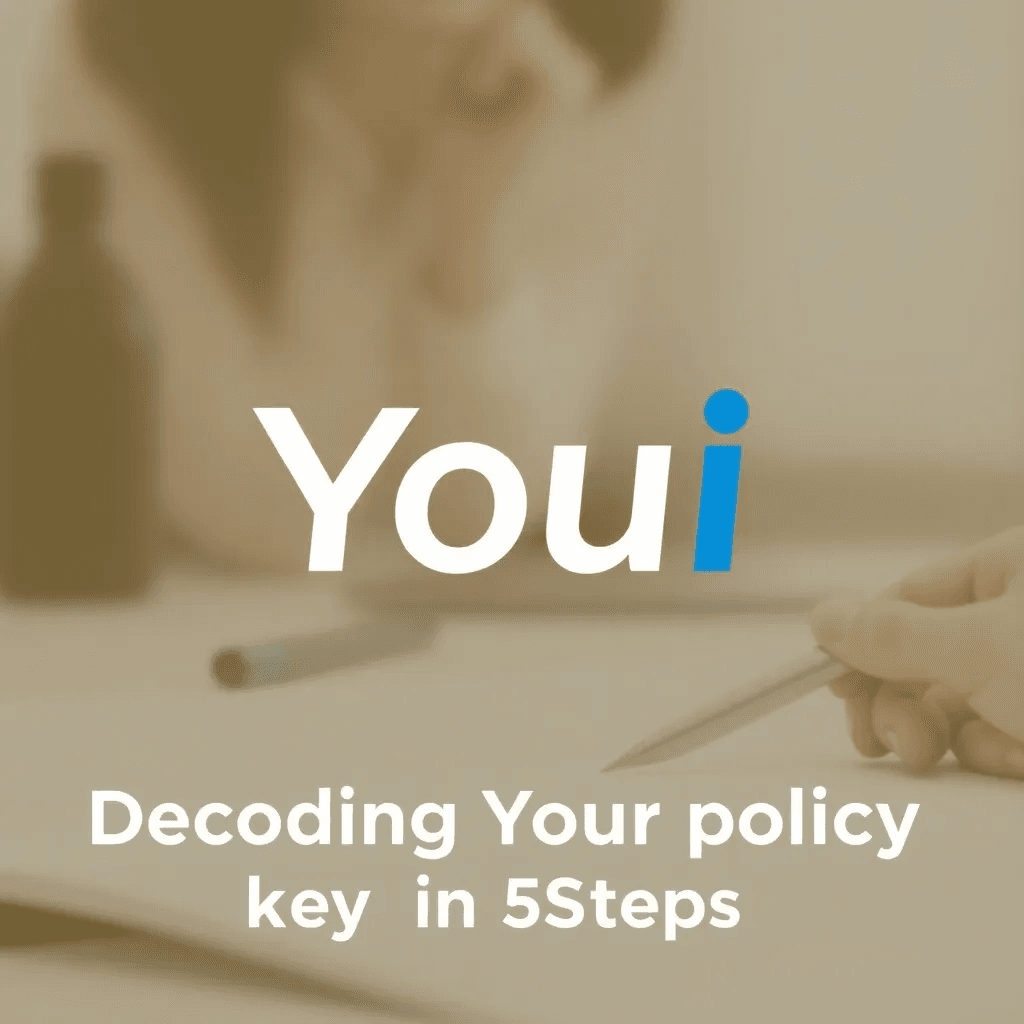 Youi Insurance logo with text: Decoding Your Policy in 5 Steps